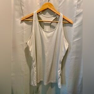 Nike White Racerback Tank Top